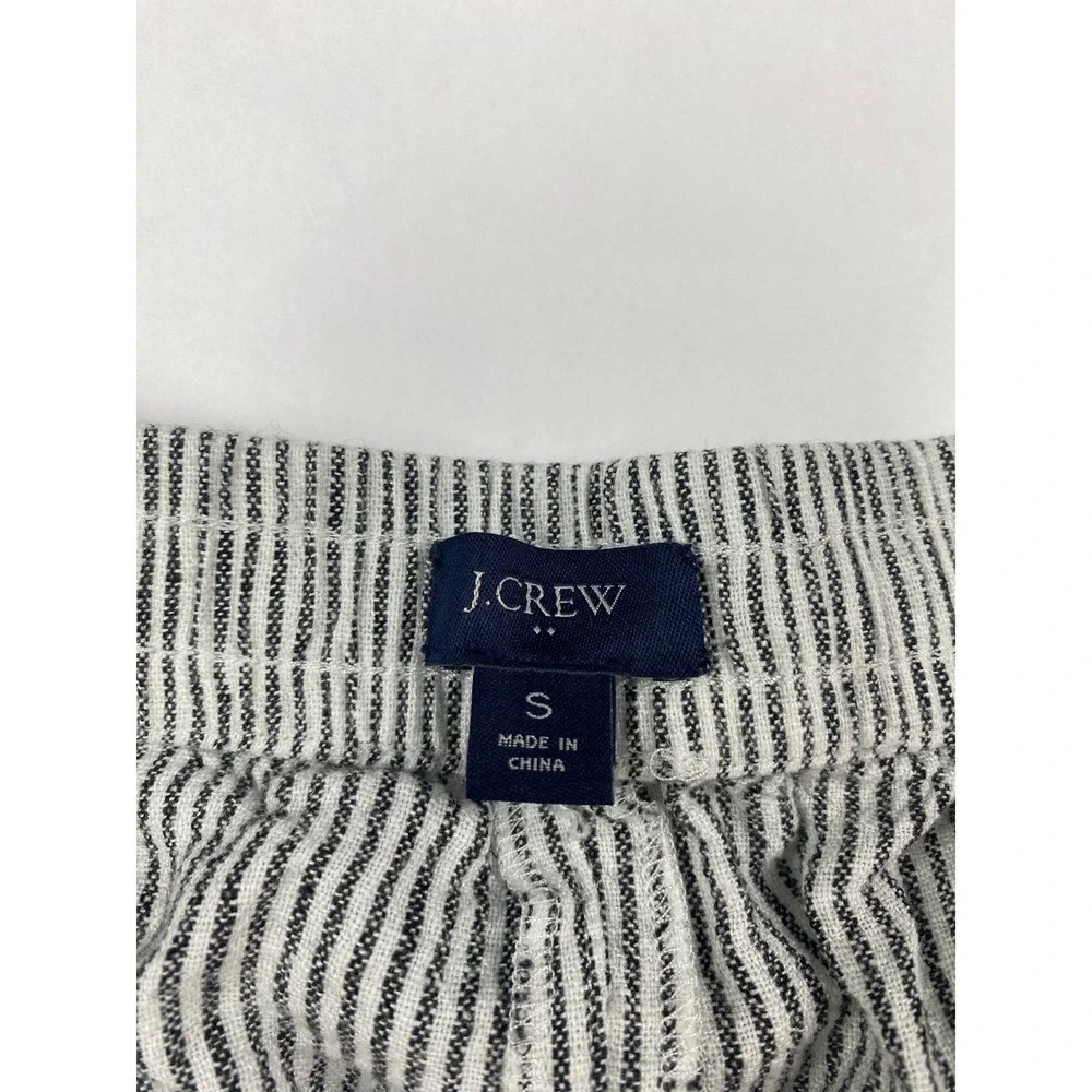 J. Crew Factory Linen-blend Shorts Women's Size S Striped